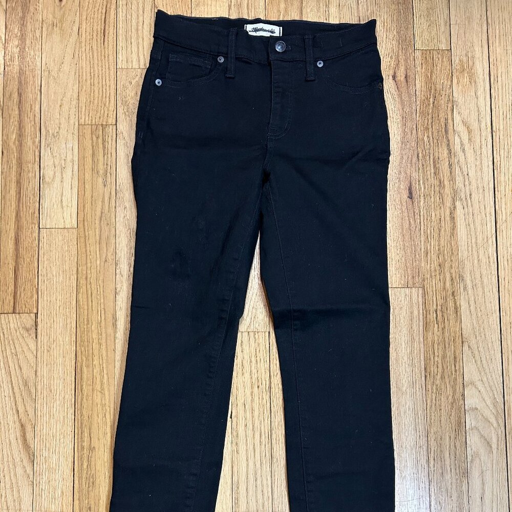 Madewell Women's Black 9" High Rise Skinny Jeans